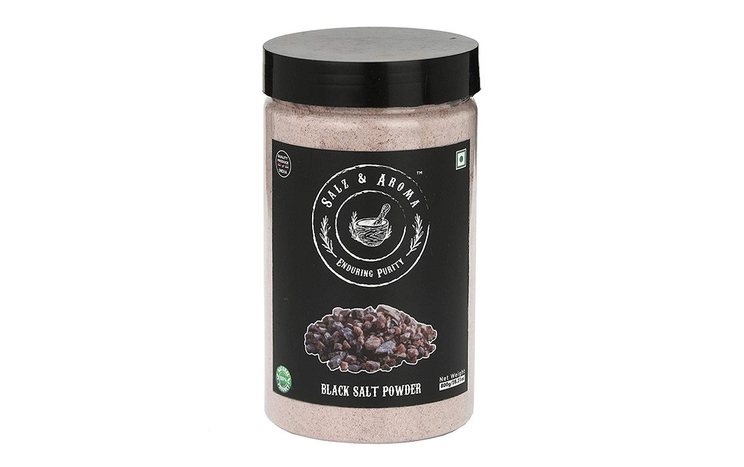 Salz & Aroma Black Salt Powder   Plastic Jar  800 grams